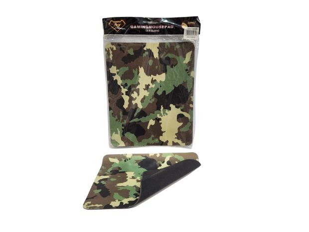 &u++ MOUSE PAD ANTIDESLIZANTE RECTANGULAR CAMUFLADO